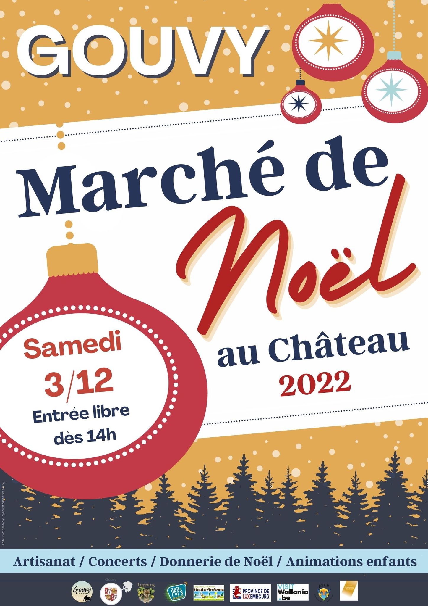 Marché de Noël au Château de Gouvy