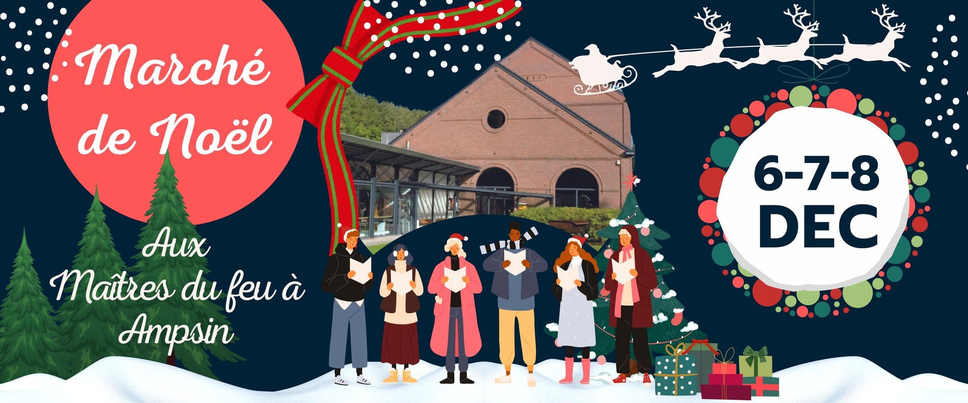 10e éd. du Marché de Noël “Amay en Fête” aux Maîtres du feu