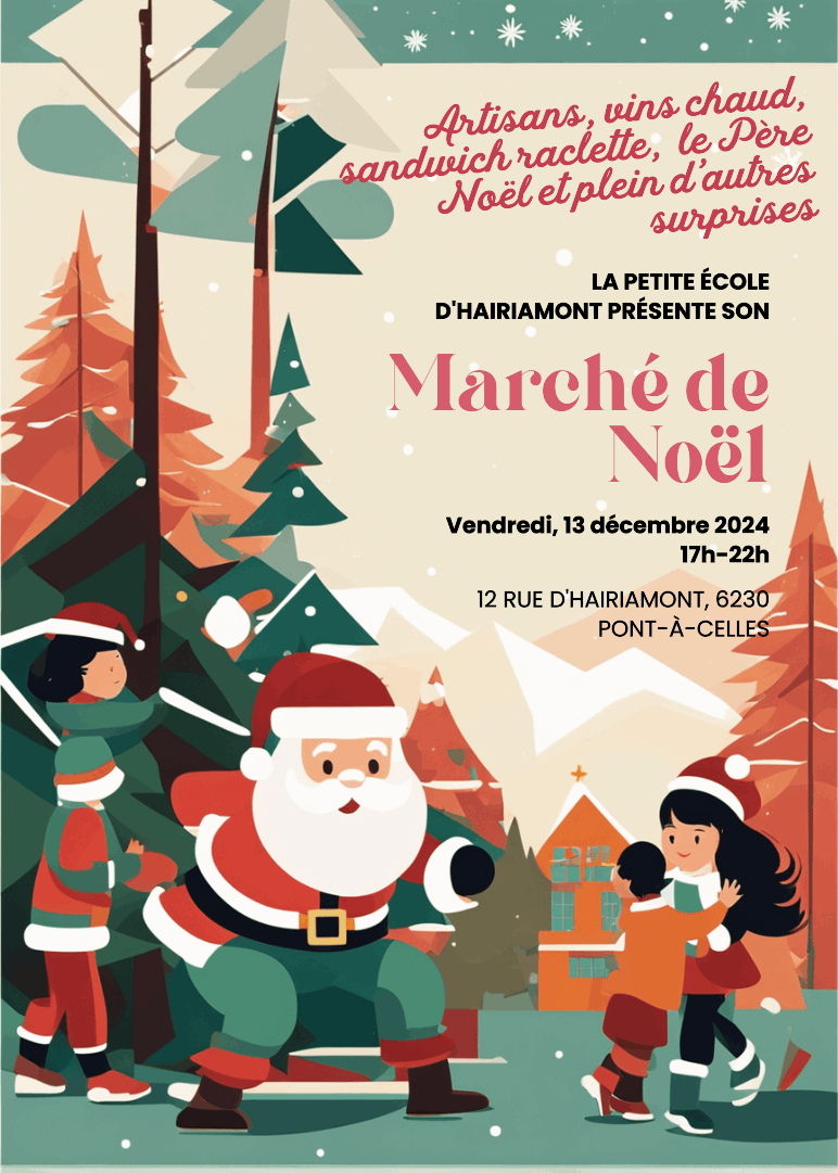 Premier Marché de Noël école communale maternelle d’Hairiamont