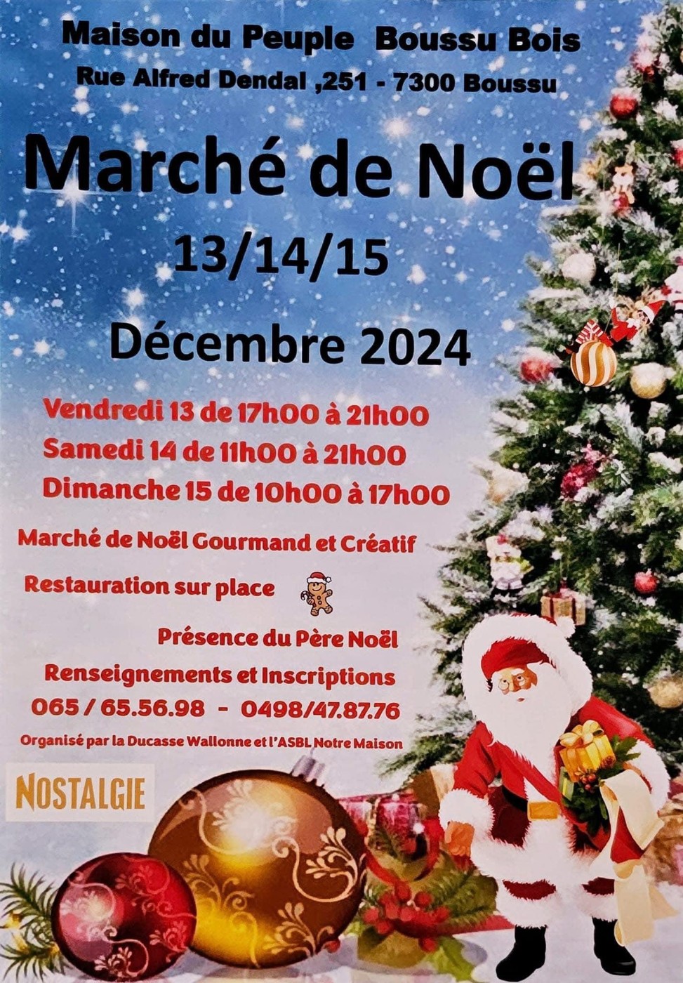 Marché de Noël de Boussu Bois