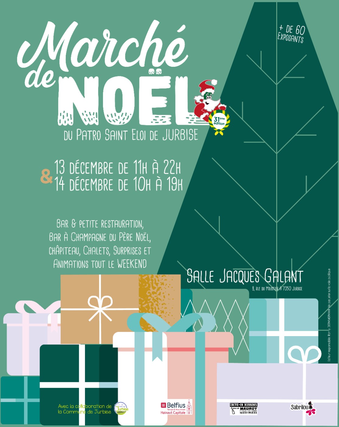 Marché de Noël du Patro Saint-Eloi de Jurbise