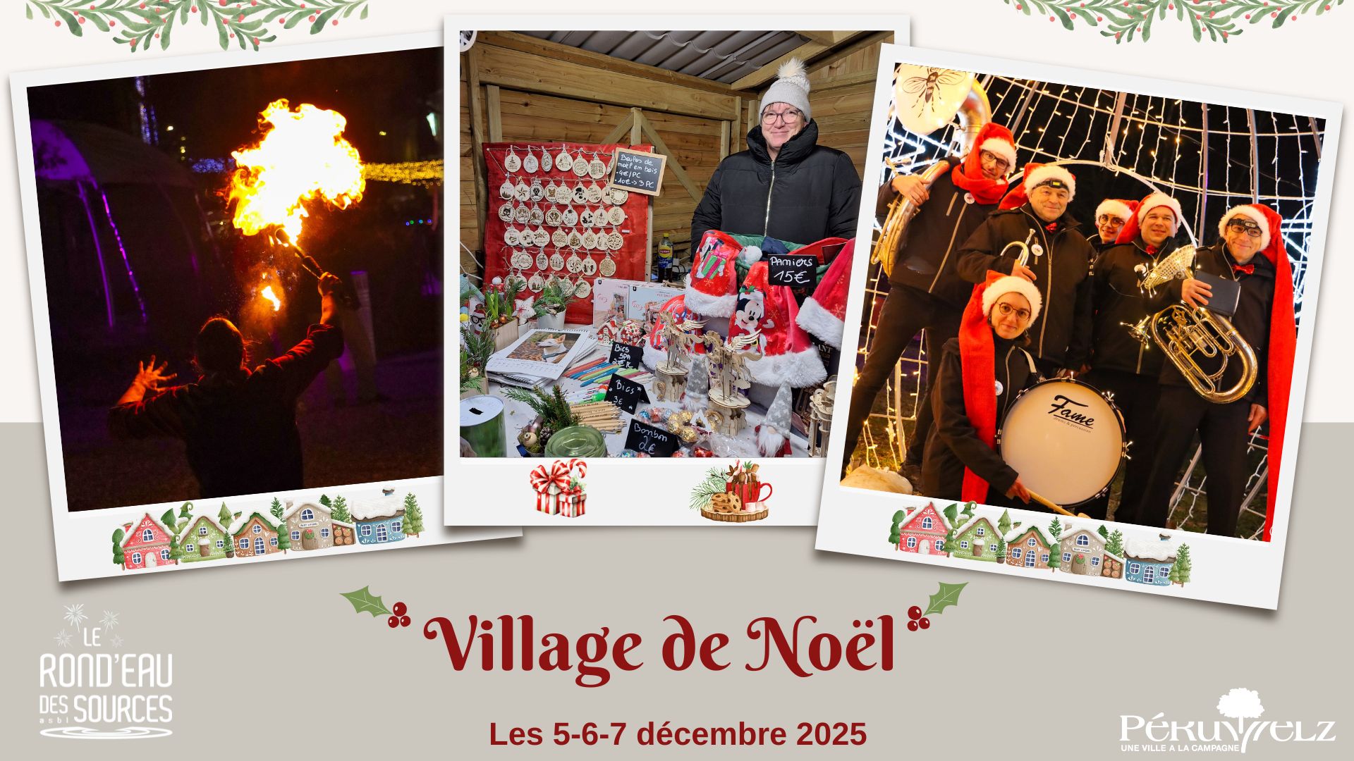 Péruwelz en Fête – Village de Noël