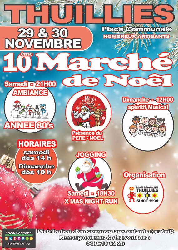 Marché de Noël de Thuillies