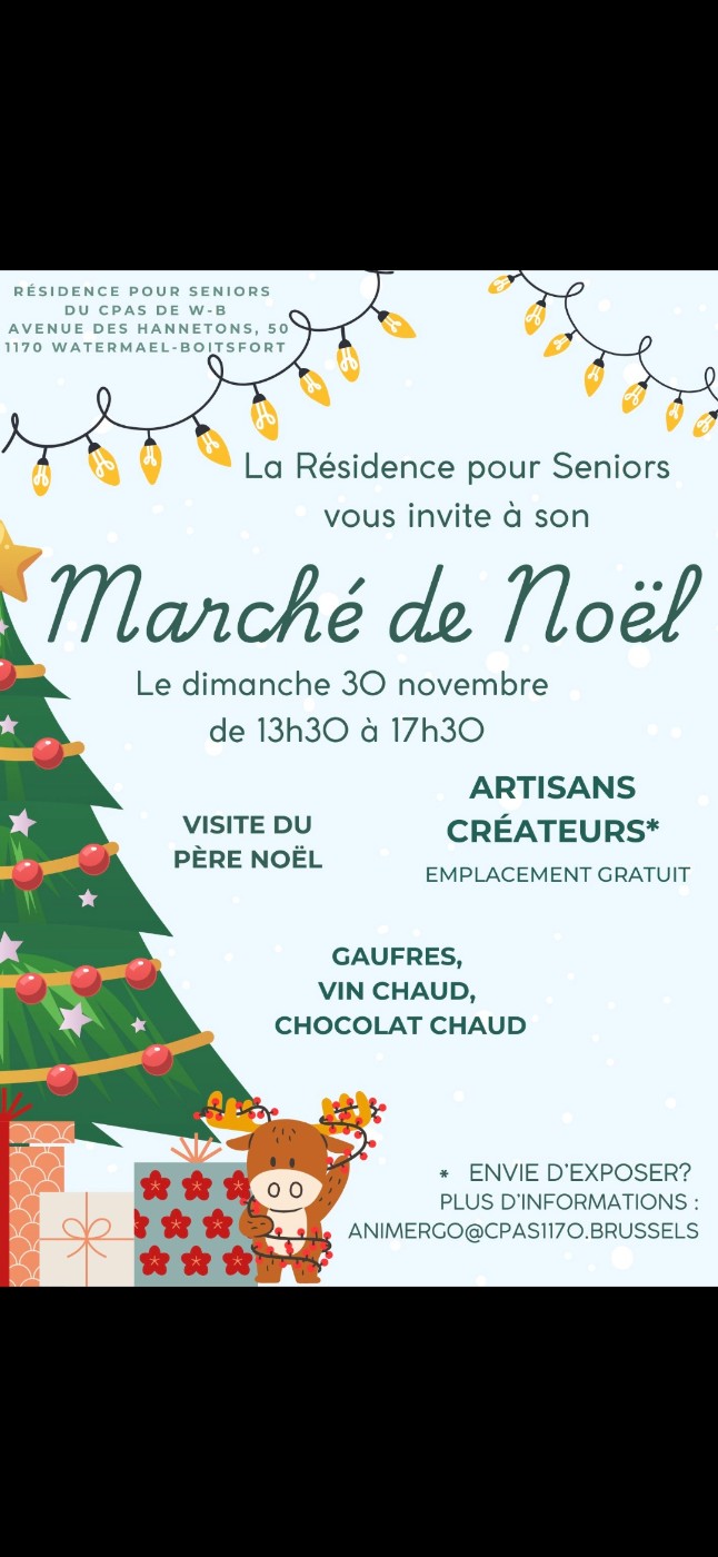 Marché de Noël à la résidence pour seniors