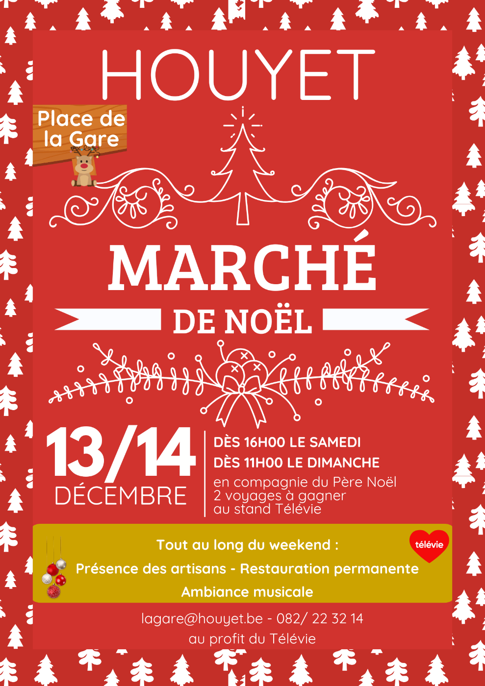 Marché de Noël ” Télévie” Houyet