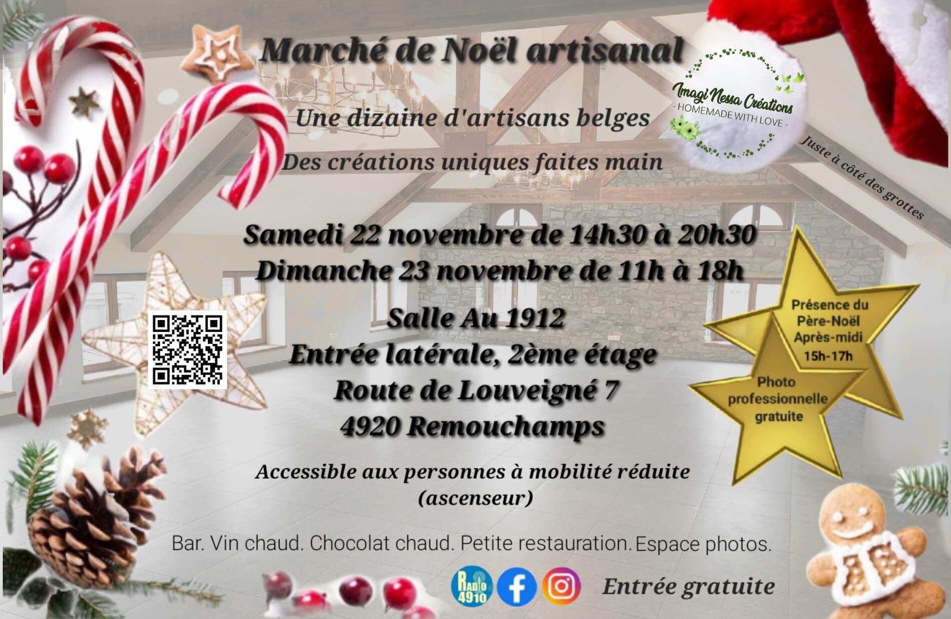 Marché de Noël Artisanal ImagiNessa Créations et Cie