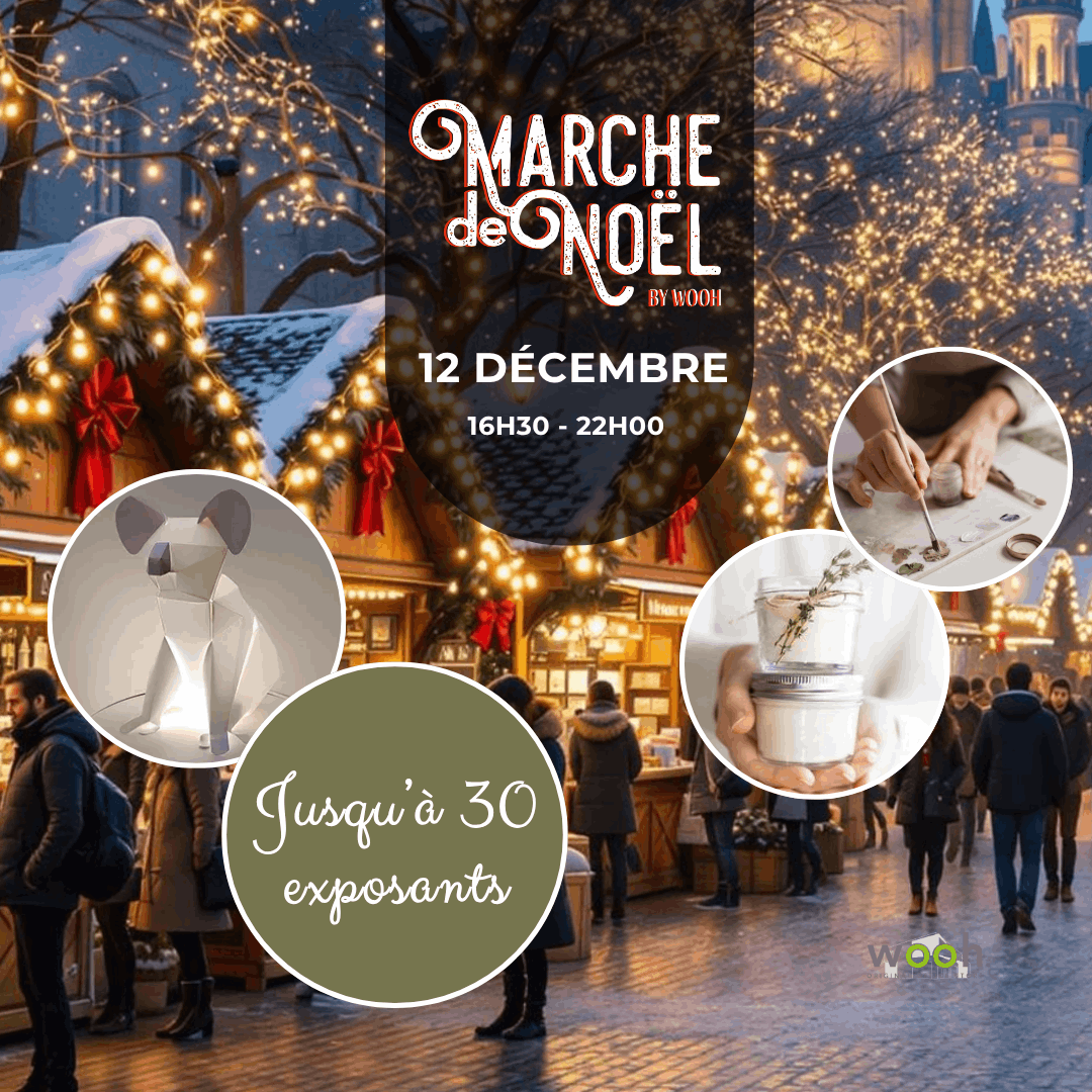 Marché de Noël des artisans et producteurs locaux à Nivelles