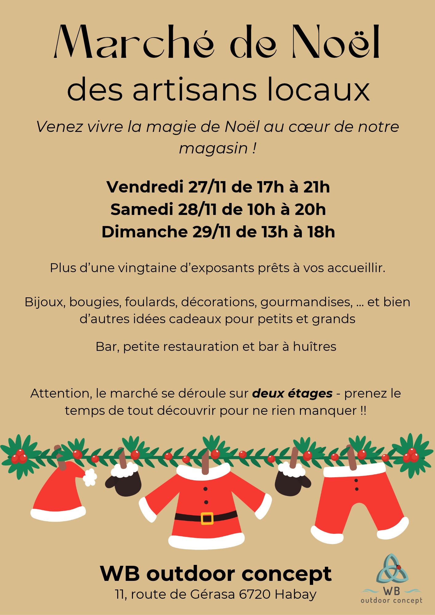 Marché de Noël des artisans locaux